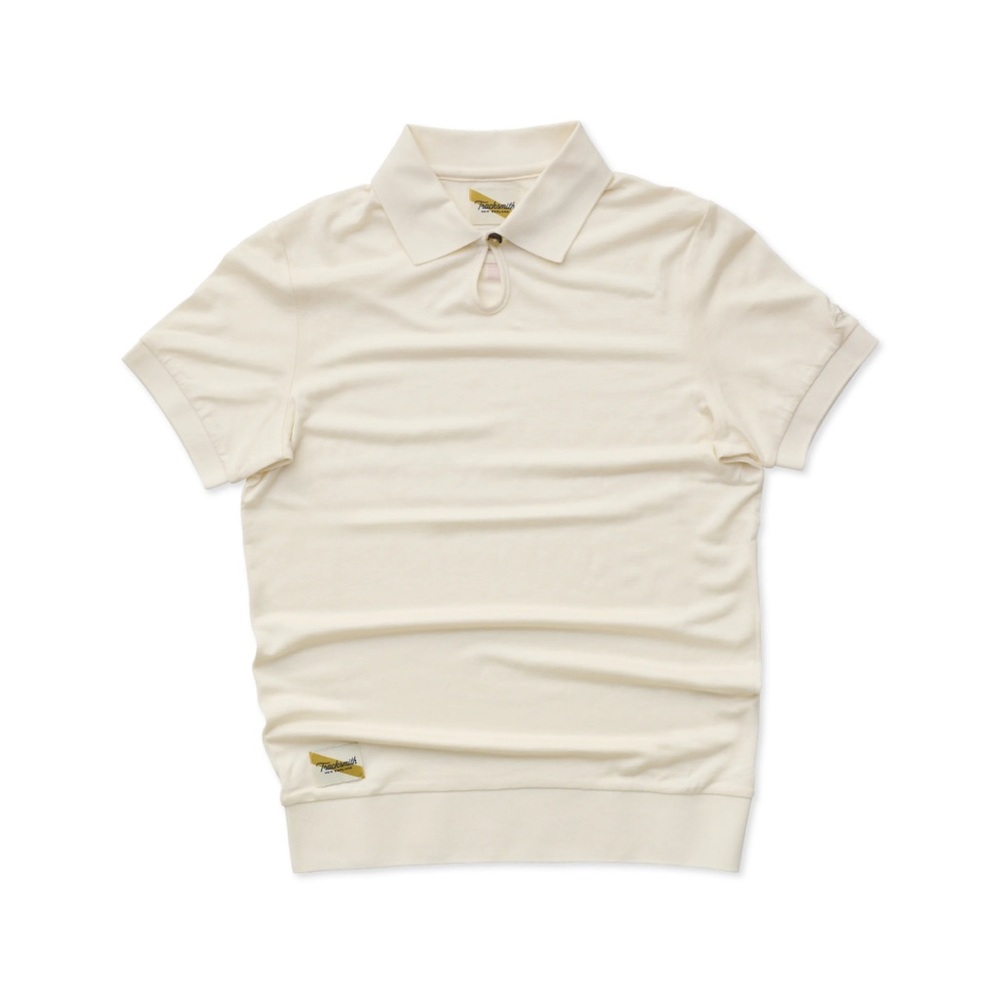 Tracksmith Rapid Transit Polo Size S Ivory